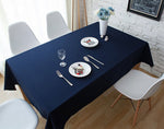 High Class Canvas Tablecloth,Daily Life Use or Christmas Festival Decoration Tablecover 55x86.6" - www.wowseastore.com