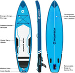 WOWSEA 11'6"/353cm フライフィッシュ F1 インフレータブル スタンドアップ パドルボード