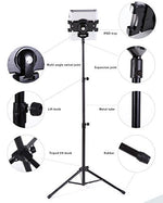 Stand Tablet Tripod Mount Holder with Tripod Base for 7-10 Inch iPad/iPad Mini/Samsung Tab - www.wowseastore.com