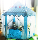 Hexagonal princess tents cushions plush mats for Children - www.wowseastore.com