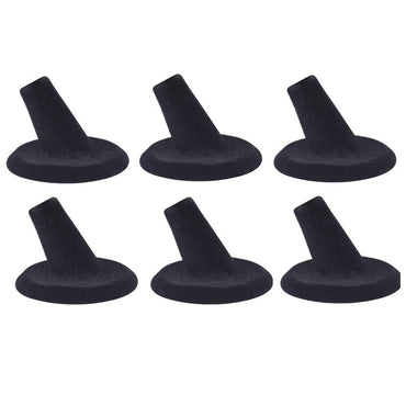 Black Velvet Ring Finger Jewelry Holder Showcase Display Stands - www.wowseastore.com