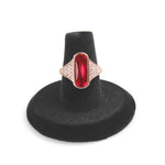 Black Velvet Ring Finger Jewelry Holder Showcase Display Stands - www.wowseastore.com