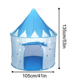 Princess Castle Play Tent with Glow in the Dark Stars - www.wowseastore.com