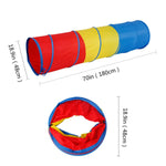 6-ft Play Tunnel Kids Tent Children Pop-up Toy Tube - www.wowseastore.com