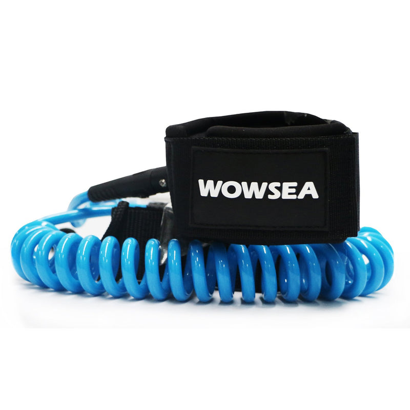 Coil Ankle Leash With Key Pocket