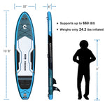 Poseidon P2 10'8"/329cm SUP Paddle Board Package - wowseasup