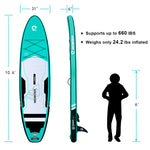 WOWSEA 10'6"/323cm トロフィー T2 インフレータブル スタンドアップ パドルボード